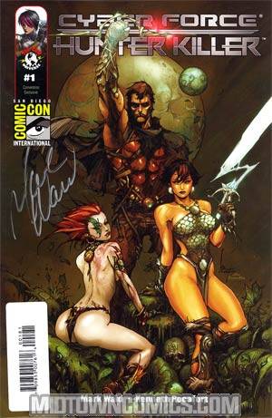 Cyberforce Hunter-Killer #1 Cover F Kenneth Rocafort SDCC Exclusive Variant Cover Signed By Mark Waid