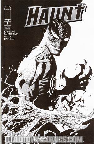 Haunt #5 Cover C Incentive Ryan Ottley Black & White Cover