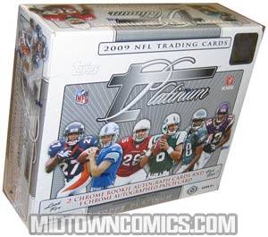 Topps 2009 Platinum NFL Trading Cards Box
