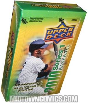 Upper Deck 2010 Series 1 MLB Trading Cards Box