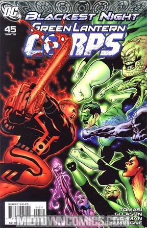 Green Lantern Corps Vol 2 #45 Cover A Regular Patrick Gleason Cover (Blackest Night Tie-In)