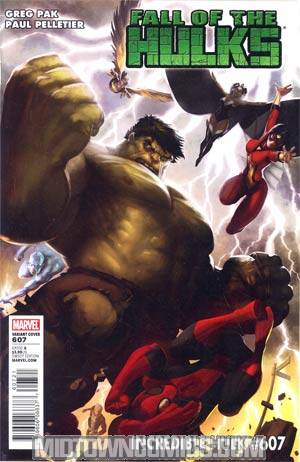Incredible Hulk Vol 3 #607 Incentive Ed McGuinness Variant Cover (Fall Of The Hulks Tie-In)