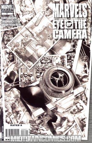 Marvels Eye Of The Camera #6 Cover B Black & White Version