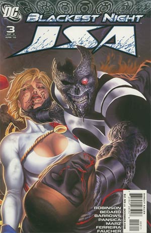 Blackest Night JSA #3 Cover A Regular Eddy Barrows Cover