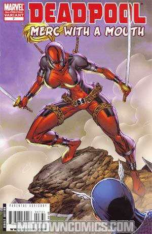 Deadpool Merc With A Mouth #7 3rd Ptg Variant Cover