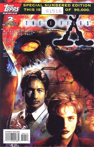 X-Files #2 Cover B Special Numbered Edition