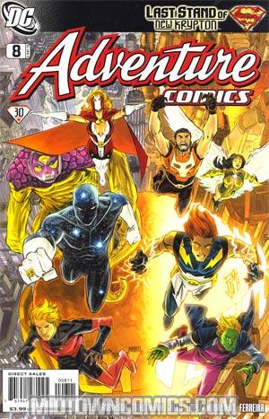 Adventure Comics Vol 2 #8 Cover A Regular Francis Manapul Cover (Brainiac & The Legion Of Super-Heroes Part 1)