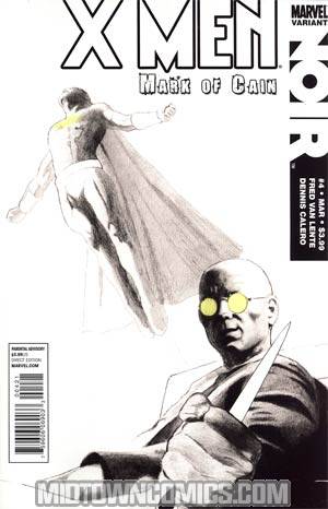 X-Men Noir Mark Of Cain #4 Variant Dennis Calero Cover