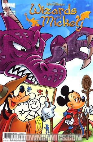 Wizards Of Mickey #2 Cover C Incentive Magic Eye Studios Variant Cover