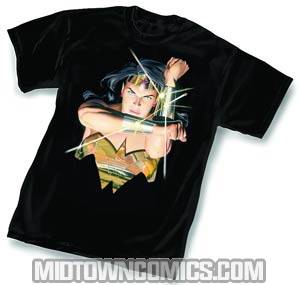 Wonder Woman Deflect By Alex Ross T-Shirt Large