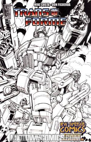 Transformers Vol 2 #1 Cover F New Dimension Comics Exclusive Cover