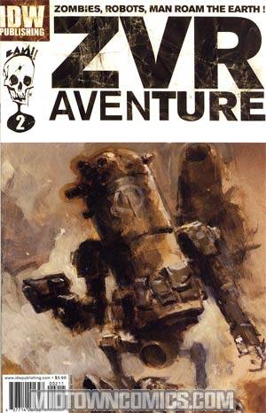 Zombies vs Robots Aventure #2 Regular Ashley Wood Cover