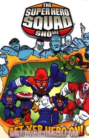 Marvel Super Hero Squad Get Yer Hero On TP Digest Direct Market Giant-Size X-Men #1 Spoof Cover