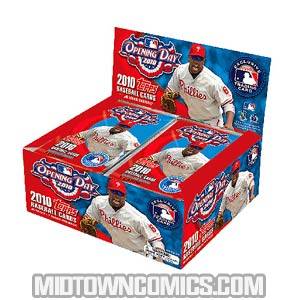 Topps 2010 Opening Day MLB Trading Cards Pack