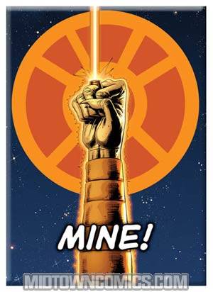 Blackest Night Magnet - Orange Lantern Corps Avarice Oath (29576DC)