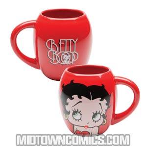 Betty Boop Close-Up 18-Ounce Red Ceramic Mug