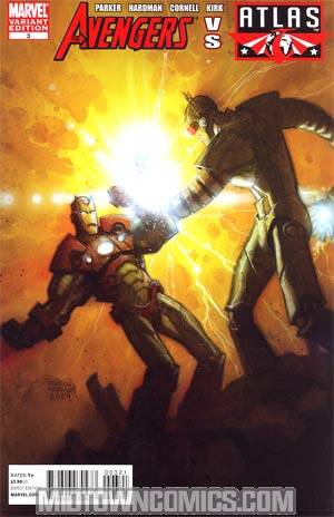 Avengers vs Agents Of Atlas #3 Incentive Andrew Robinson Variant Cover