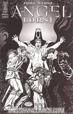 Angel Special Lorne One Shot Cover B Incentive John Byrne Black & White Cover