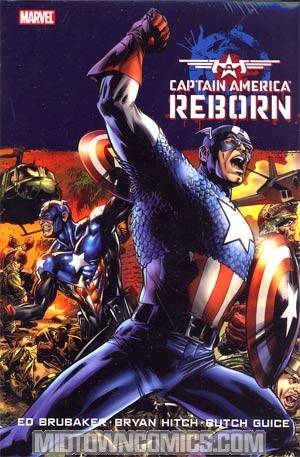Captain America Reborn HC Book Market Bryan Hitch Cover