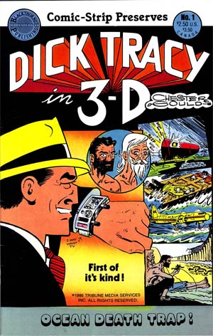Blackthorne 3-D Series #8 Dick Tracy In 3-D #1 Without Glasses