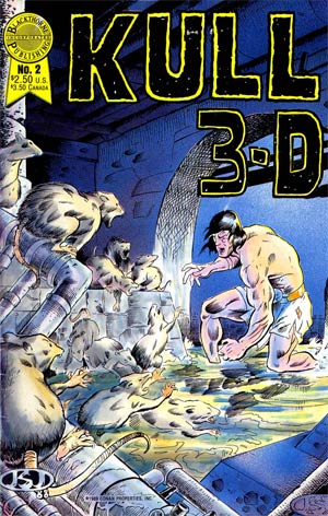 Blackthorne 3-D Series #67 Kull In 3-D #2 Without Glasses