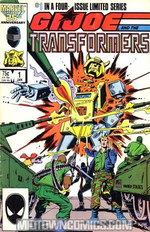 GI Joe And The Transformers Mini-Series Complete 4-Issue Set