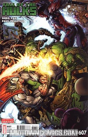 Incredible Hulk Vol 3 #607 2nd Ptg Paul Pelletier Variant Cover (Fall Of The Hulks Tie-In)