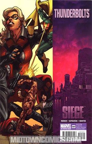 Thunderbolts #141 2nd Ptg Variant Cover (Siege Tie-In)