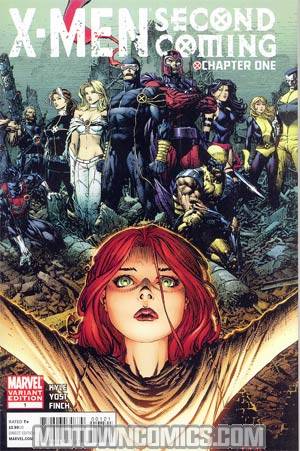 X-Men Second Coming #1 Incentive David Finch Variant Cover (X-Men Second Coming Part 1)