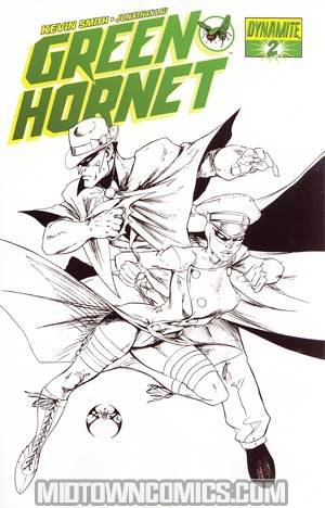 Kevin Smiths Green Hornet #2 Cover H Incentive Joe Benitez Black & White & Green Cover