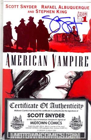 American Vampire #1 Cover C 1st Ptg Regular Rafael Albuquerque Cover Signed By Scott Snyder