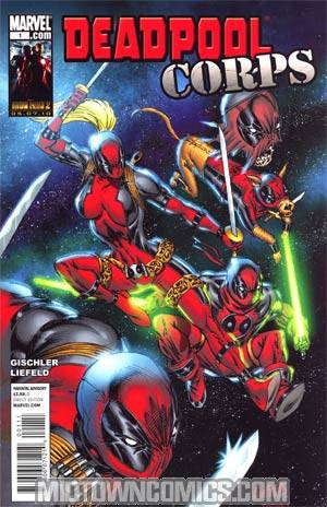Deadpool Corps #1 Regular In Space Cover