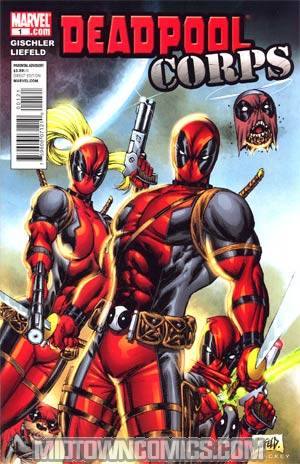 Deadpool Corps #1 Regular Lady Deadpool With Guns Cover