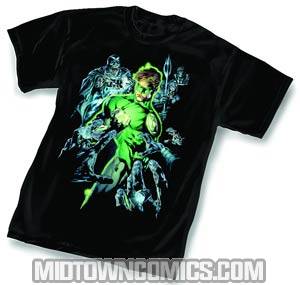 Blackest Night Green Lantern By Ivan Reis T-Shirt Large
