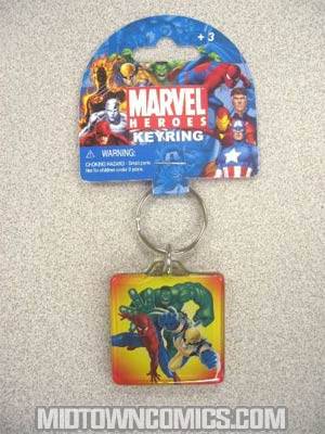 Marvel Heroes Lucite Keyring