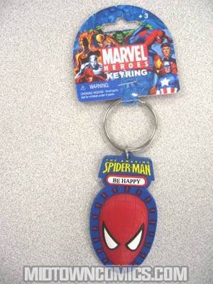 Spider-Man Head Laser Cut Keyring