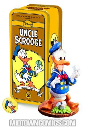 Uncle Scrooge Comics Character Series 2 #2 Donald Duck Square Egg Mini Statue