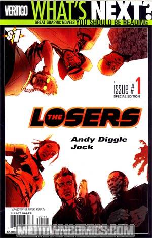 Losers #1 Cover B New Printing