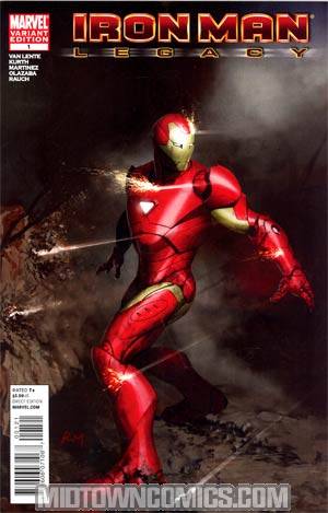 Iron Man Legacy #1 Incentive Ryan Meinerding Variant Cover