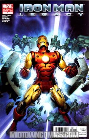 Iron Man Legacy #1 1st Ptg Regular Salvador Larroca Cover