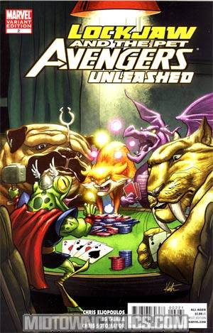 Lockjaw And The Pet Avengers Unleashed #2 Incentive Scott Kurtz Variant Cover