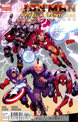 Marvel Adventures Super Heroes Vol 2 #1 Cover B Incentive Todd Nauck Variant Cover