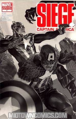 Siege Captain America #1 Cover B Incentive Marko Djurdjevic Sketch Cover