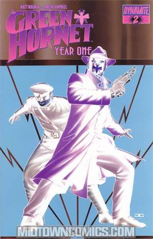 Green Hornet Year One #2 Cover D Incentive John Cassaday Negative Art Cover