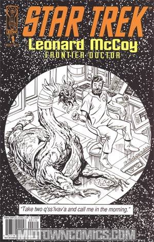 Star Trek Leonard McCoy Frontier Doctor #1 Incentive John Byrne Gag Photo Variant Cover