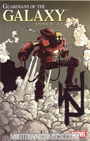 Guardians Of The Galaxy Vol 2 #25 Incentive Iron Man By Design By Skottie Young Variant Cover (Realm Of Kings Tie-In)