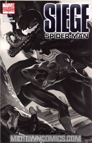 Siege Spider-Man #1 Cover B Incentive Marko Djurdjevic Sketch Cover