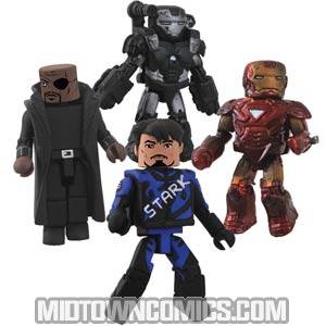 Marvel Minimates Iron Man 2 Battle Tactics Box Set