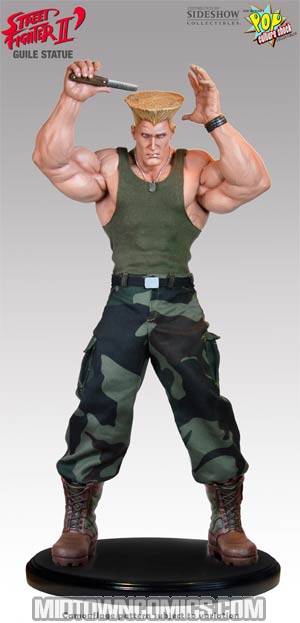 Street Fighter Guile 1/4 Scale Mixed Media Statue