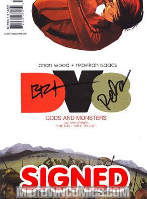 DV8 Gods & Monsters #1 Cover C Signed By Brian Wood & Rebekah Isaacs